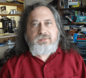 A photo of Richard Stallman